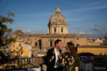novios propuesta de matrimonio en el Boutique Hotel Campo de Fiori Roma